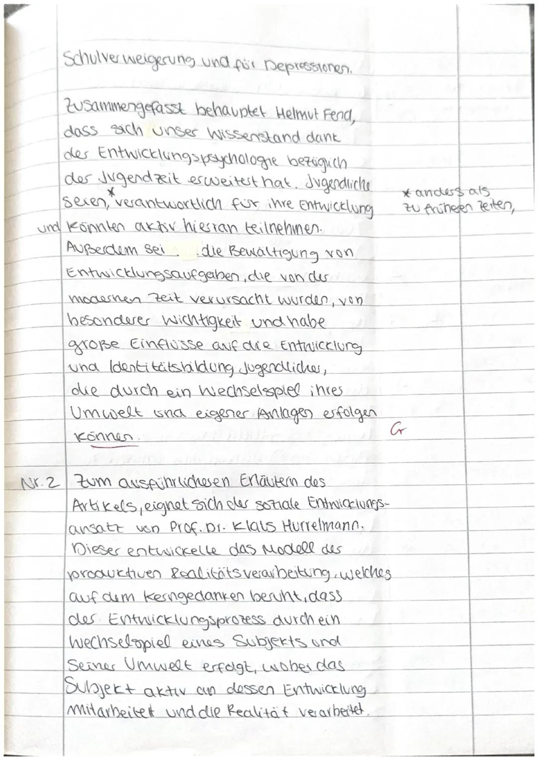 Textgrundlage:
Gekürzter Artikel nach: Helmut Fend: Adoleszenz in der Moderne. In: Pädagogik Unterricht,
22. Jahrgang Heft 1, Februar 2002,