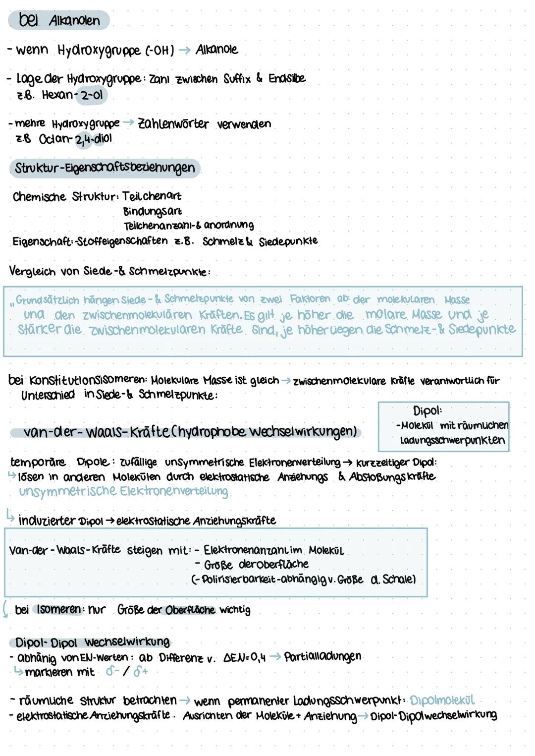 QI:2.
Definitionen: Konstitutionsisomerie
Derivat
Homologon
funktionelle Gruppe
Konformationsisomerie
gestaffelte & ekliptische Anordnung
No