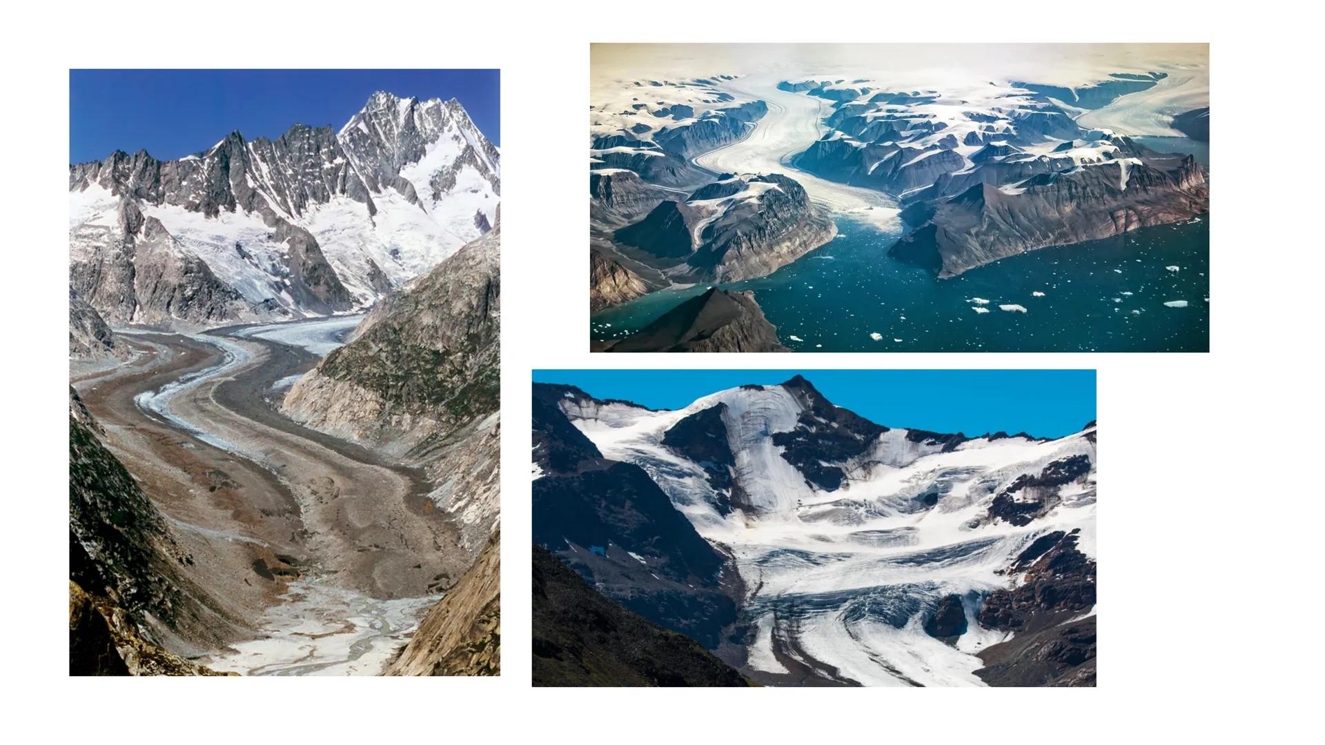 # Der Gletscher
Samira, Nina, Marlene # Gletscher
• Grönland und Antarktis
• 10% der Erde mit Eis
• Gletscher wandern (mehrere hundert Met