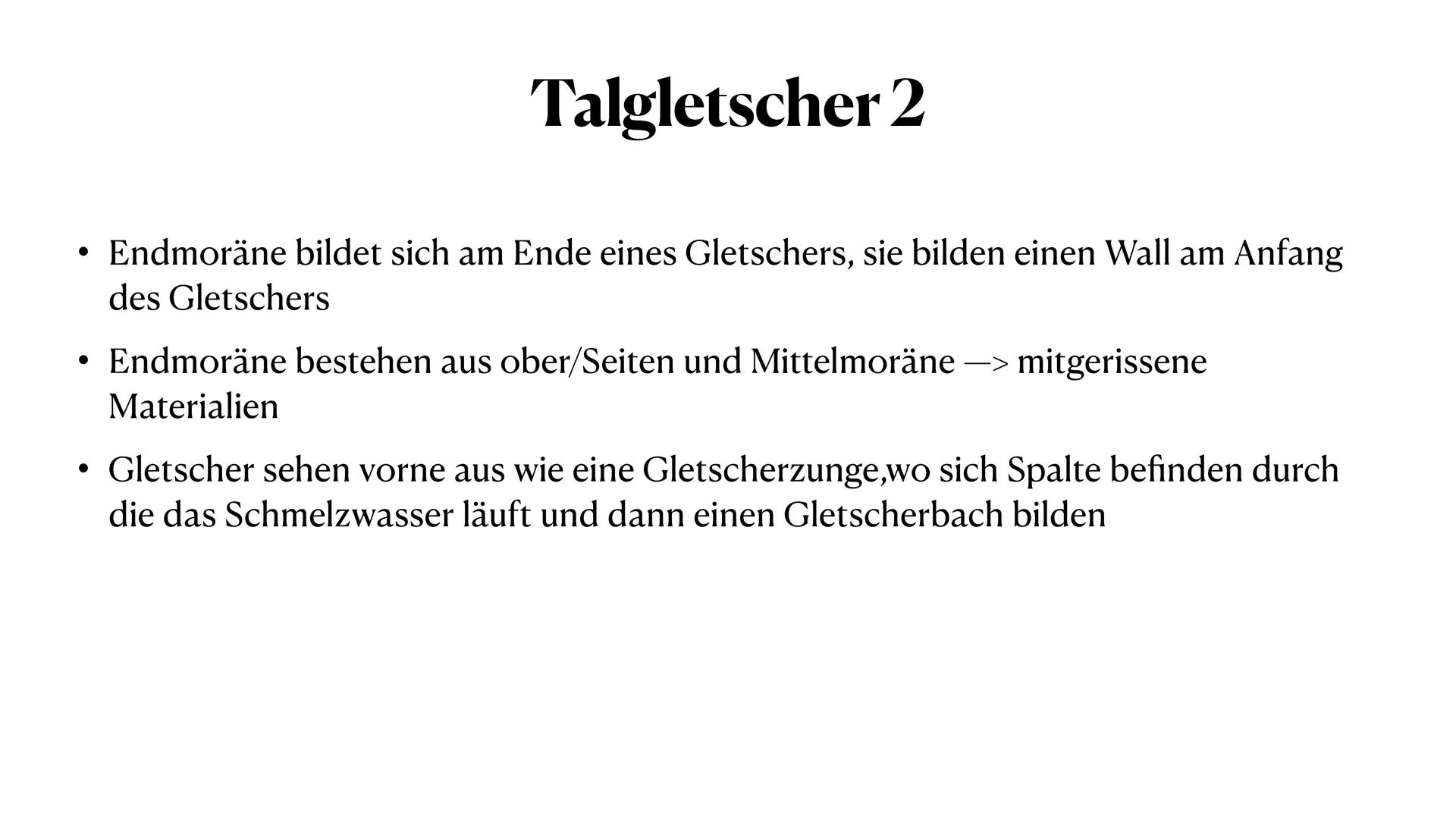 # Der Gletscher
Samira, Nina, Marlene # Gletscher
• Grönland und Antarktis
• 10% der Erde mit Eis
• Gletscher wandern (mehrere hundert Met