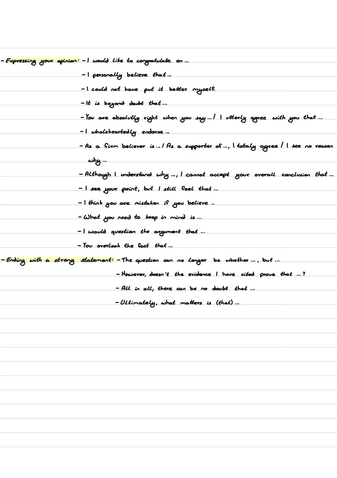 L E T T E R TO THE E D I T O R
Introduction:
-start with Sir or Madam
- Leave out any introductory or closing remarks with wich you show yo