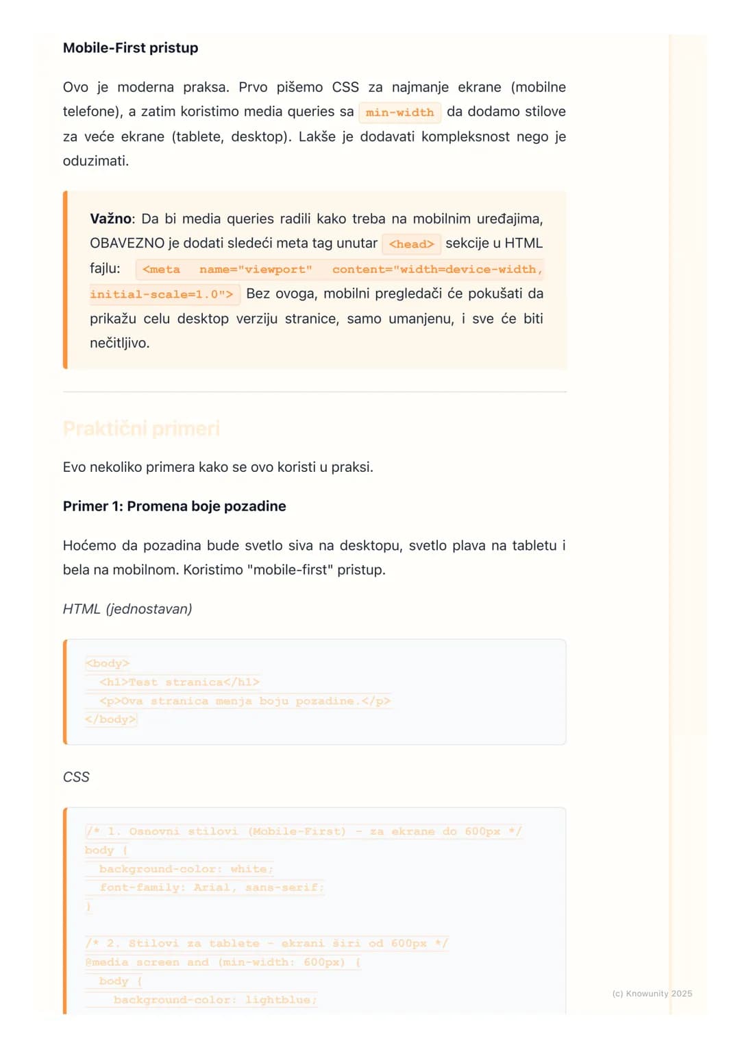 # CSS-responzivni dizajn
(osnove)
Šta je responzivni veb dizajn?
Responzivni veb dizajn (RWD - Responsive Web Design) je pristup dizajnira