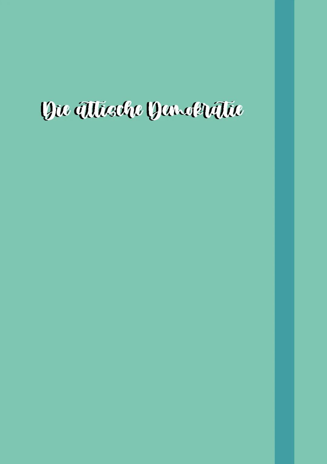 Portfolio attische Demokratie