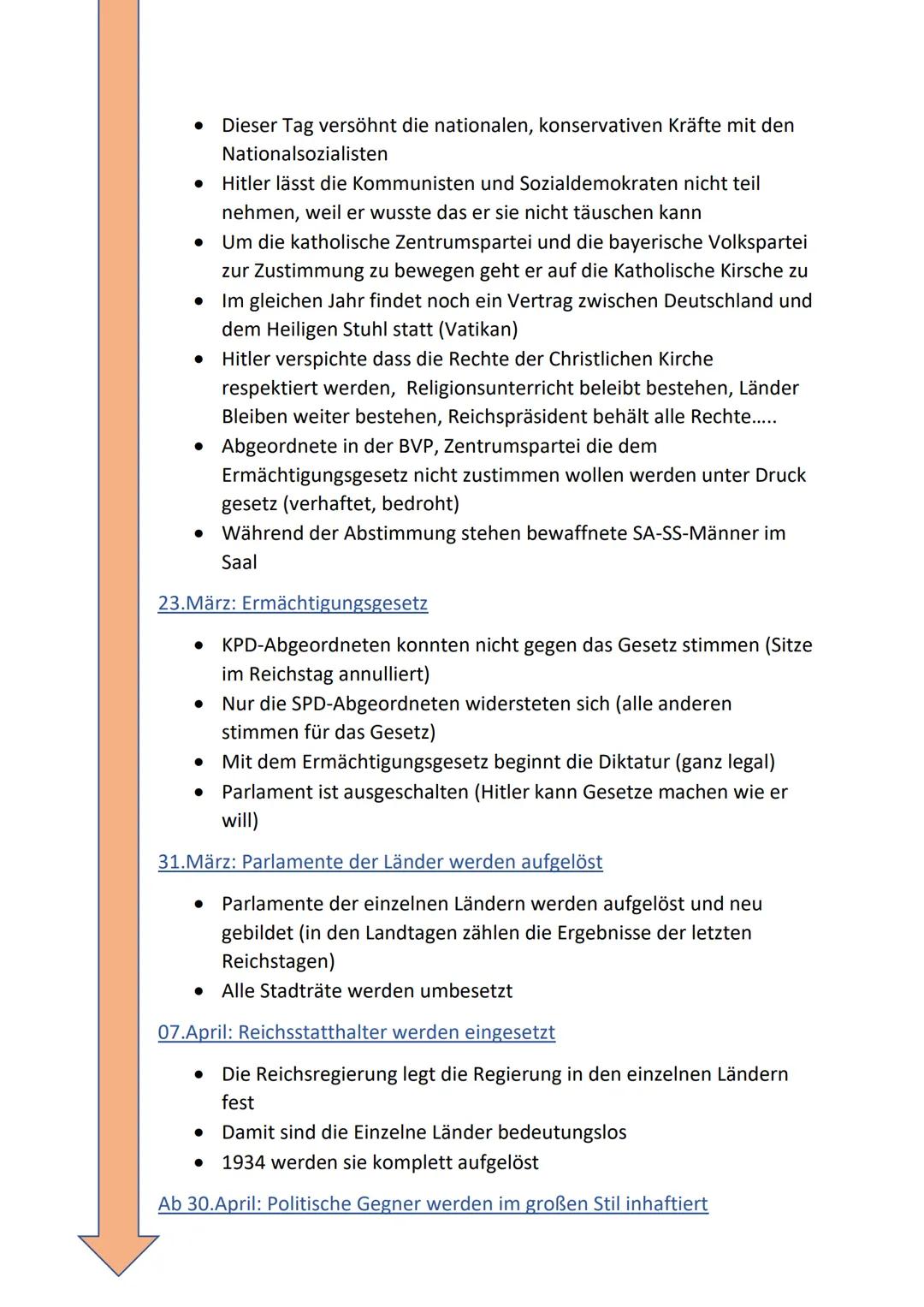 Errichtung der NS-Diktatur
Adolf Hitler hat es geschafft in wenigen Monaten eine Diktatur aus Deutschland
zu machen
30. Januar: Hitler wird