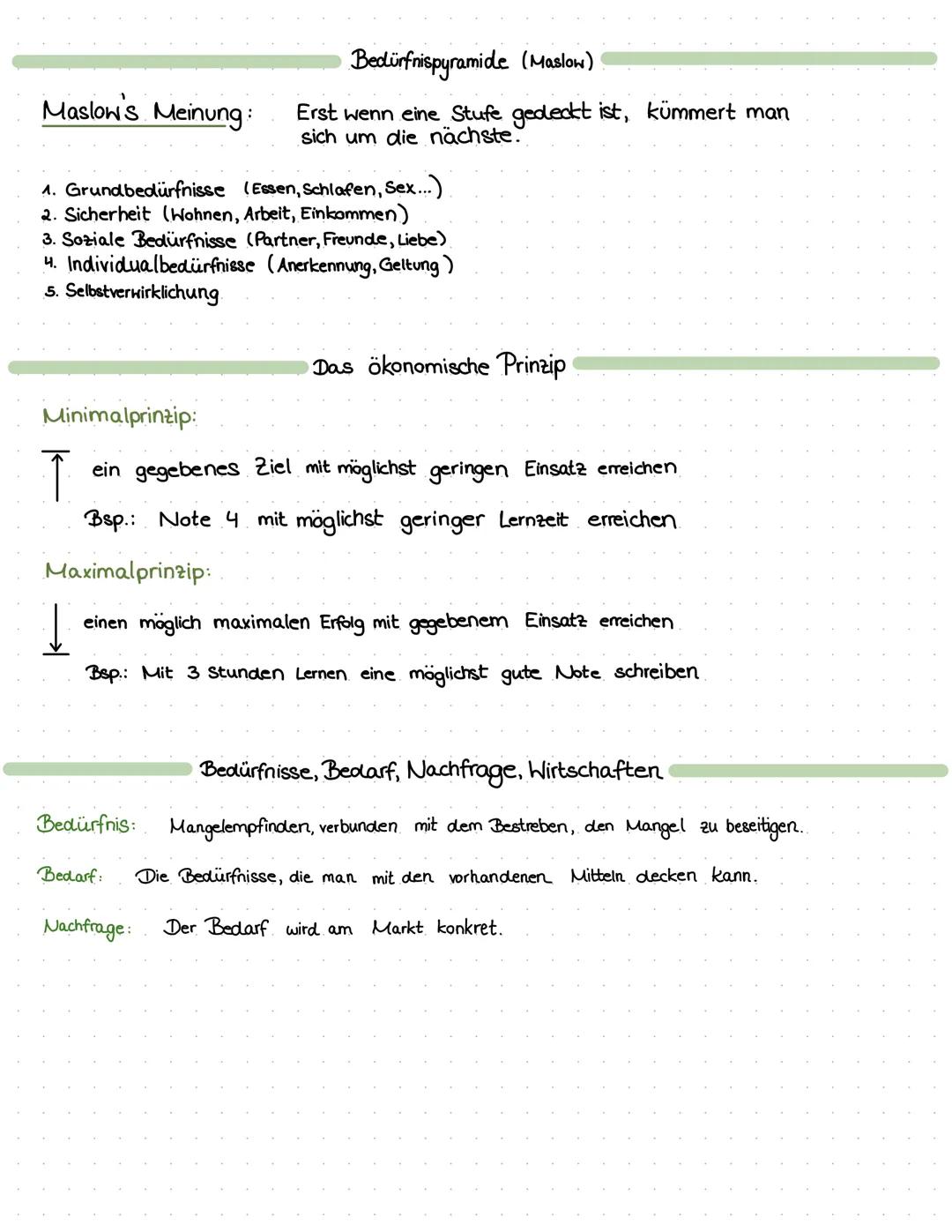 Checkliste
Gesundheitsökonomie
Definitionen
Wirtschaft | Ökonomie
Unter dem Begriff Wirtschaft versteht man alles,
was mit der Herstellung,