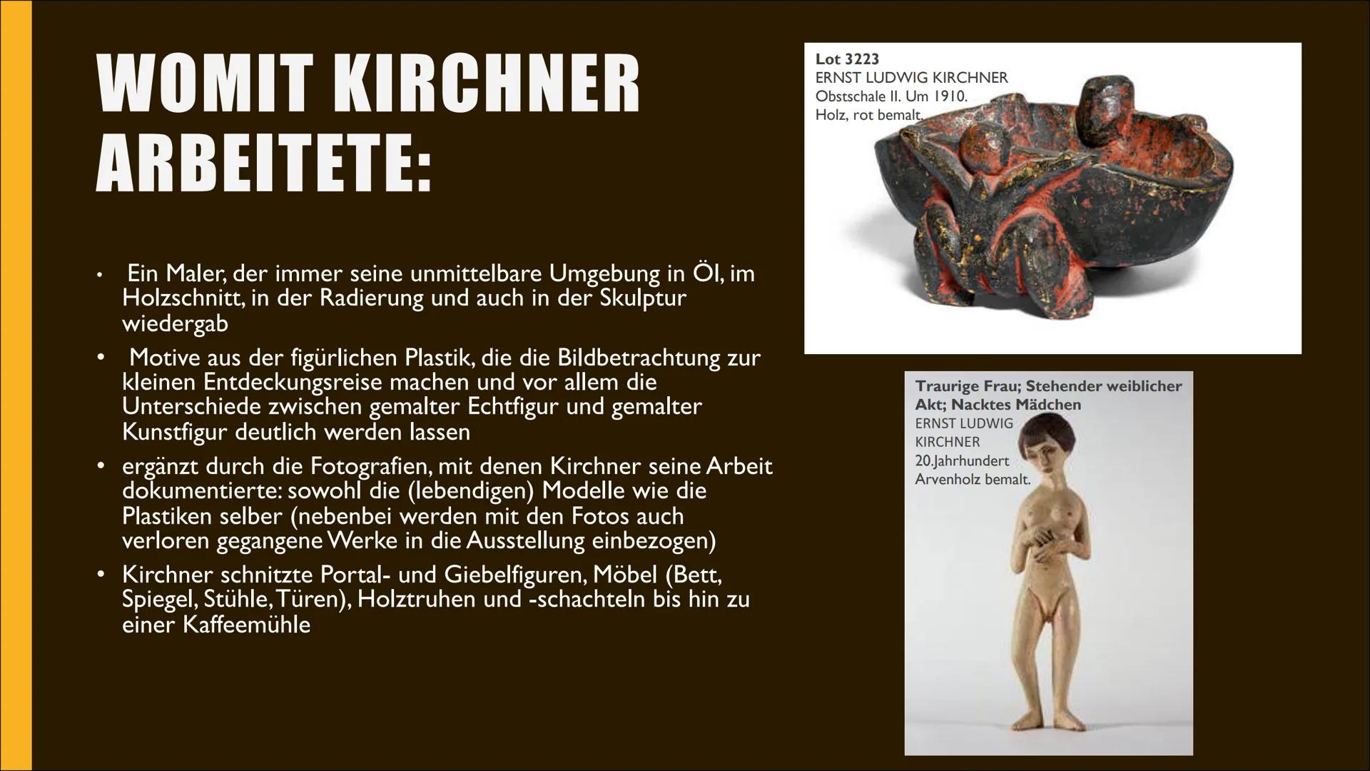 ERNST
LUDWIG
KIRCHNER
WICHTIGER VERTRETER DES
EXPRESSIONISMUS UND VORREITER
DER MODERNE
Kopf des Malers
(Selbstbildnis),
1925 # THEMEN
*