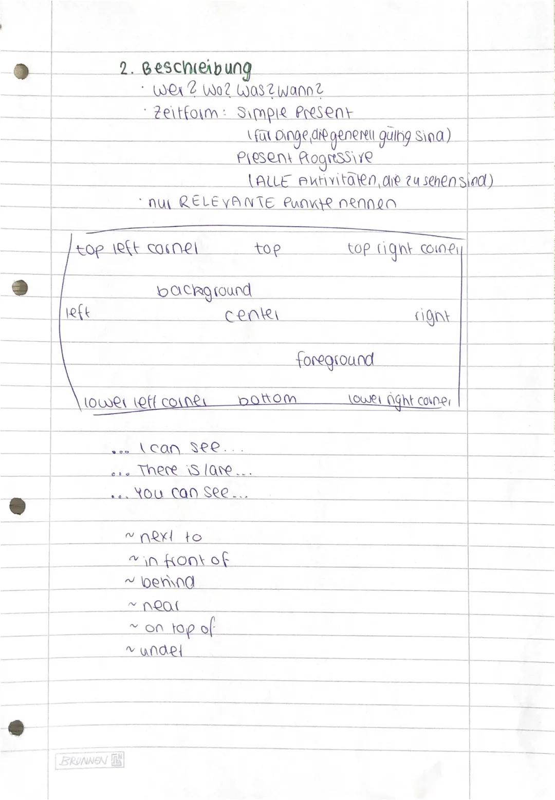 # 1_ Bild beschreiben
aka Describing a picture
Grundfragen: ~ well was ist zu senen?
~ Wo ist wellwas zu senen?
~ wann ist weil was zu sehen
