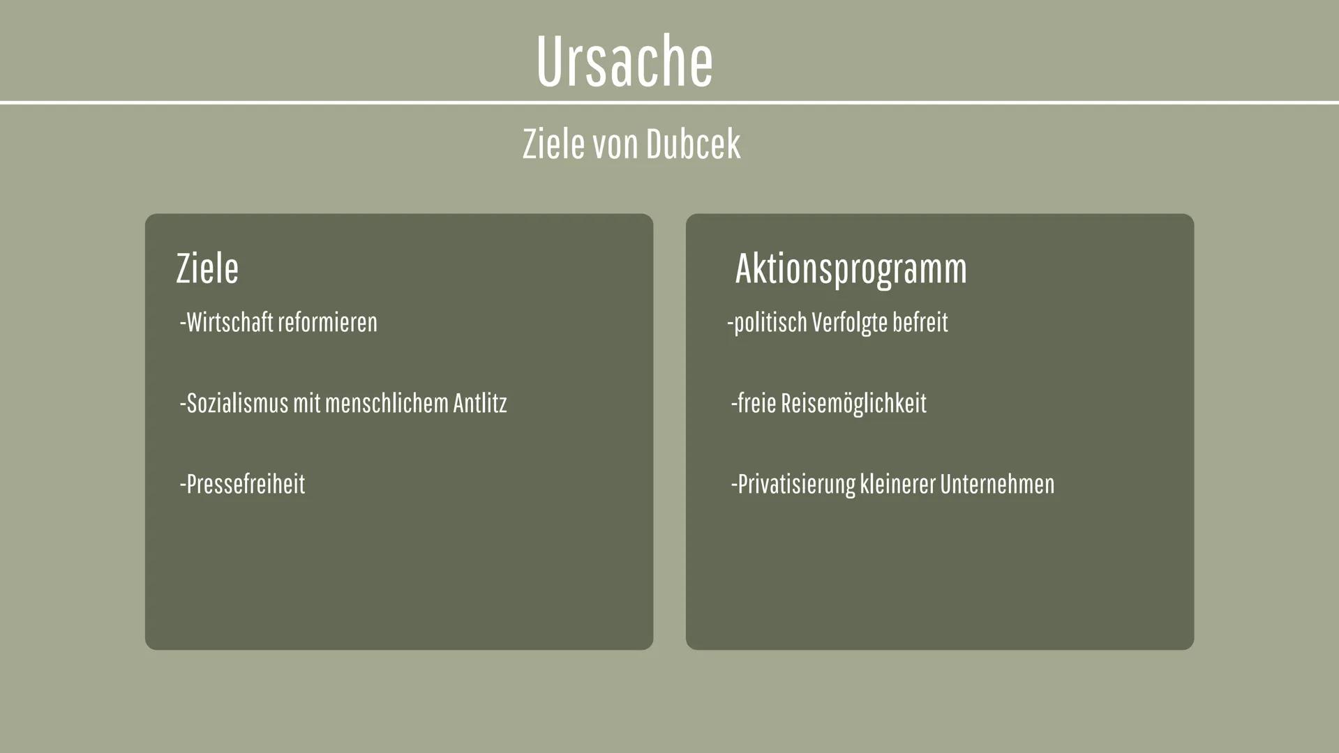 PRAGER FRÜHLING GLIEDERUNG
Thesen
Lage Tschechoslowakei
damalige Ausgangslage
Ursache / Auslöser
Ziele Dubcek
Verlauf
Ende & Folgen