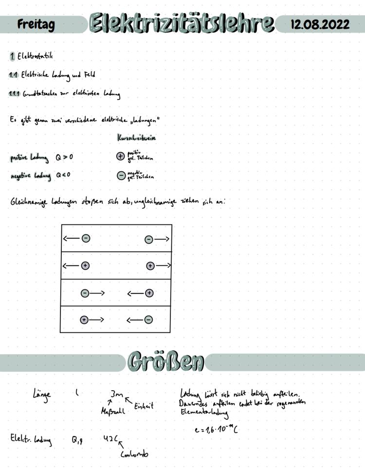 Know Elektrizitätslehre, Q1 Physik LK thumbnail