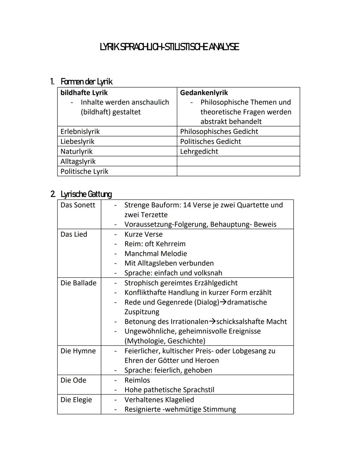 ENLETUNG
LYRIK
1. Hinführung zum Thema des Gedichts
→Wie zeigt sich das Motiv heute?
2. Epochale Einordnung
3. Titel, Autor, Erscheinun