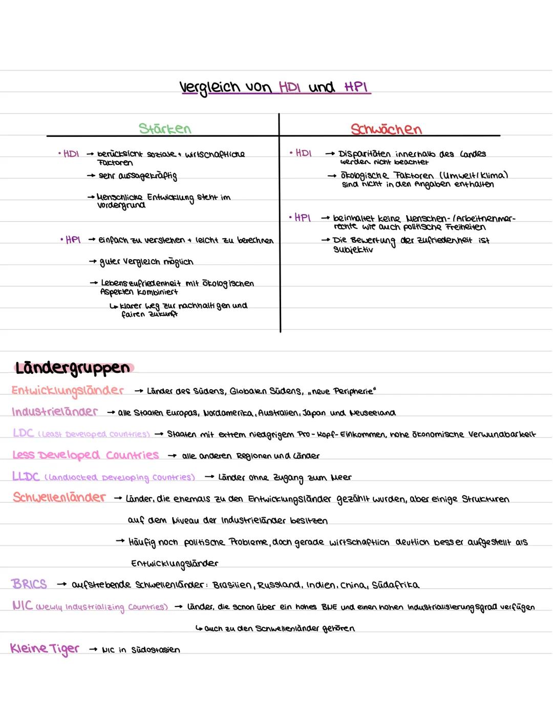 Globale Disparitäten
Indikatoren
BUE (Bruttonationaleinkommen): Wert aller Dienstleistungen, die im In- oder Ausland innerhalb von einem Jah