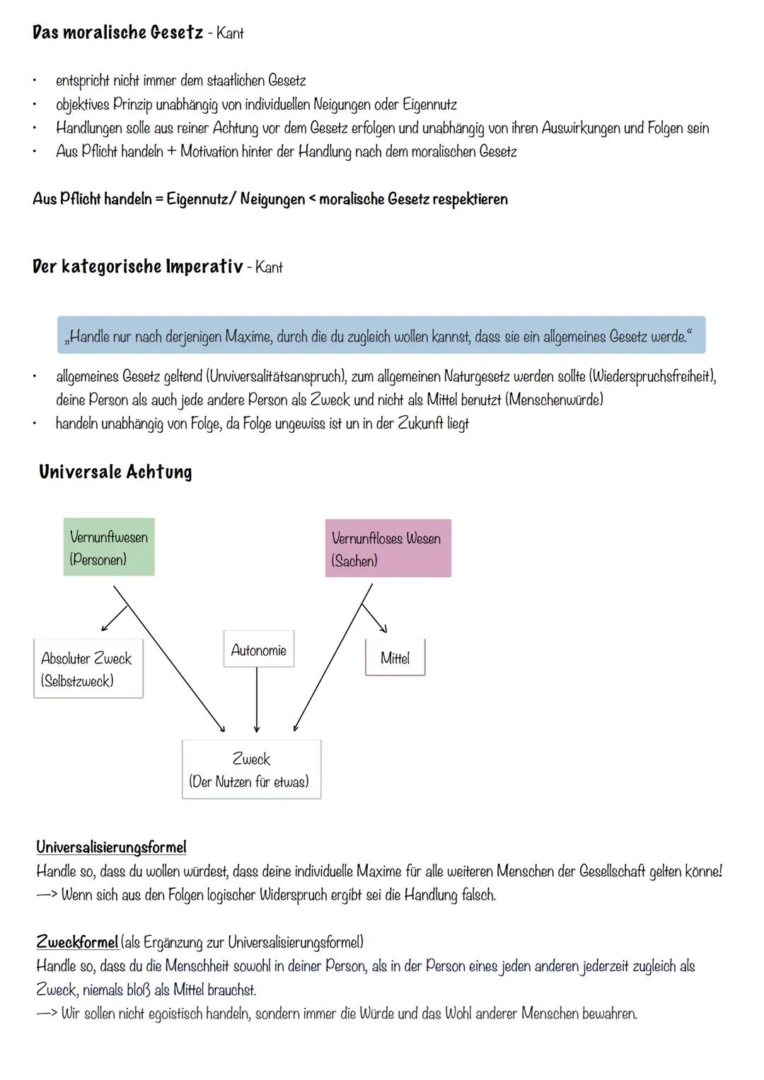 .
.
.
.
.
UtilitarismuS
Imperativ nach Bentham
Handle so, dass deine Handlung Freude
für die betreffende Gruppe und somit
auch dem einzelnen