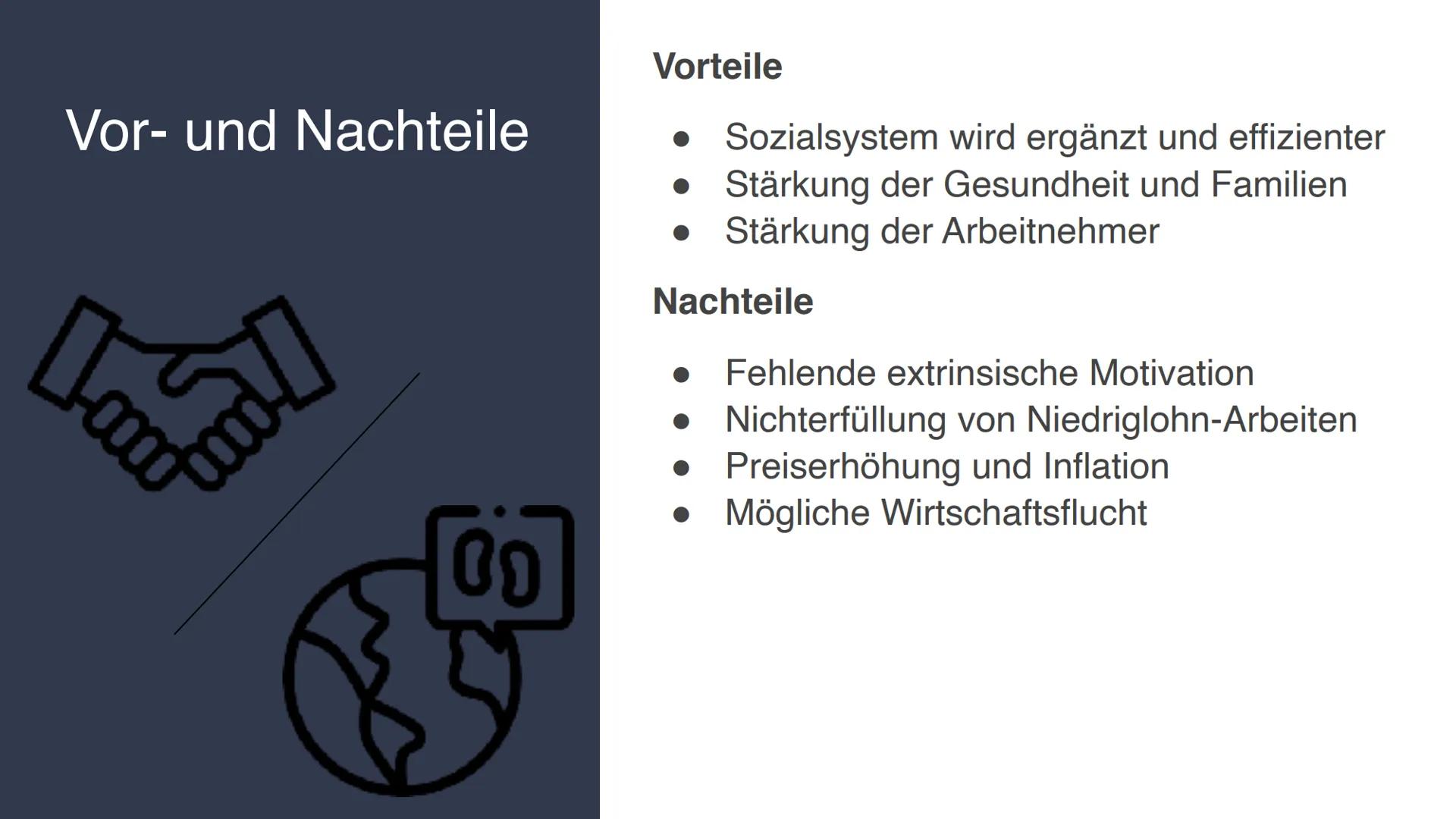 # Bedingungsloses Grundeinkommen (BGE)
Definition:
- Sozialpolitisches Grundeinkommen
- Jeder Bürger erhält vom Staat ausgezahlte finanziel