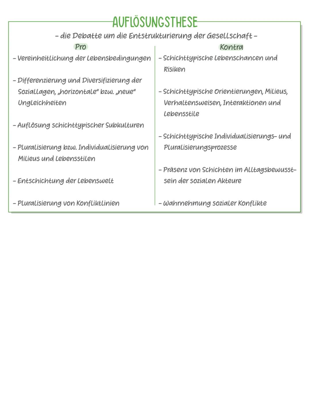 # Modelle sozialer Ungleichheit
| | Klassenmodell | Schichtmodell