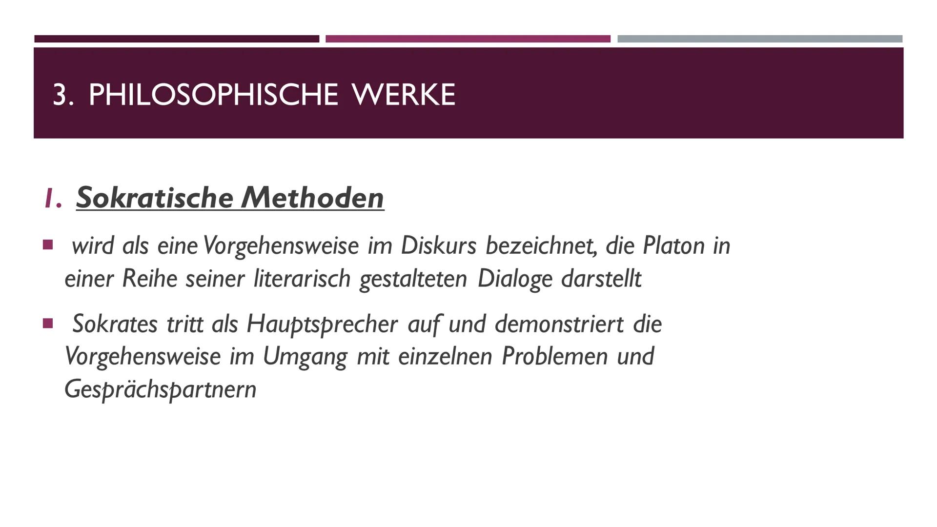 „ICH WEIB, DASS ICH NICHTS WEIß."
SOKRATES
DER GROBE DENKER
https://images.app.goo.gl/gu2jx4NZa2GVAxPe9 GLIEDERUNG
Personenvorstellung
■ Leb