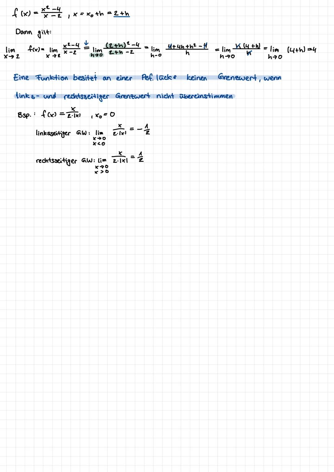 # Grenzwerte für x→±0∞
Bsp.
1 Testeinsetzung
f(x) = $\frac{2x + 1}{x}$, x>0
x→∞
Wertetabelle:
x | 1 | 10 | 100 | 1000 | 1000000 | →∞