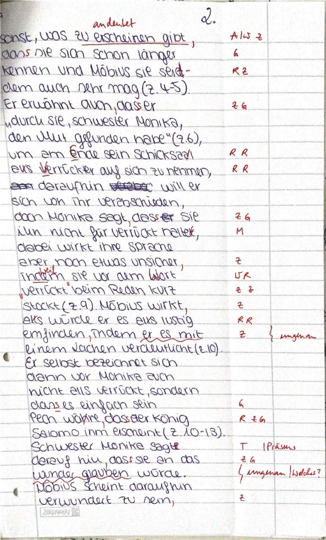 Name:
Nélia
13.03.2025
3. Klausur Deutsch (EF): Dramenanalyse „Die Physiker"
Grundkurs, Abitur 2027
Interpretation eines literarischen Texte