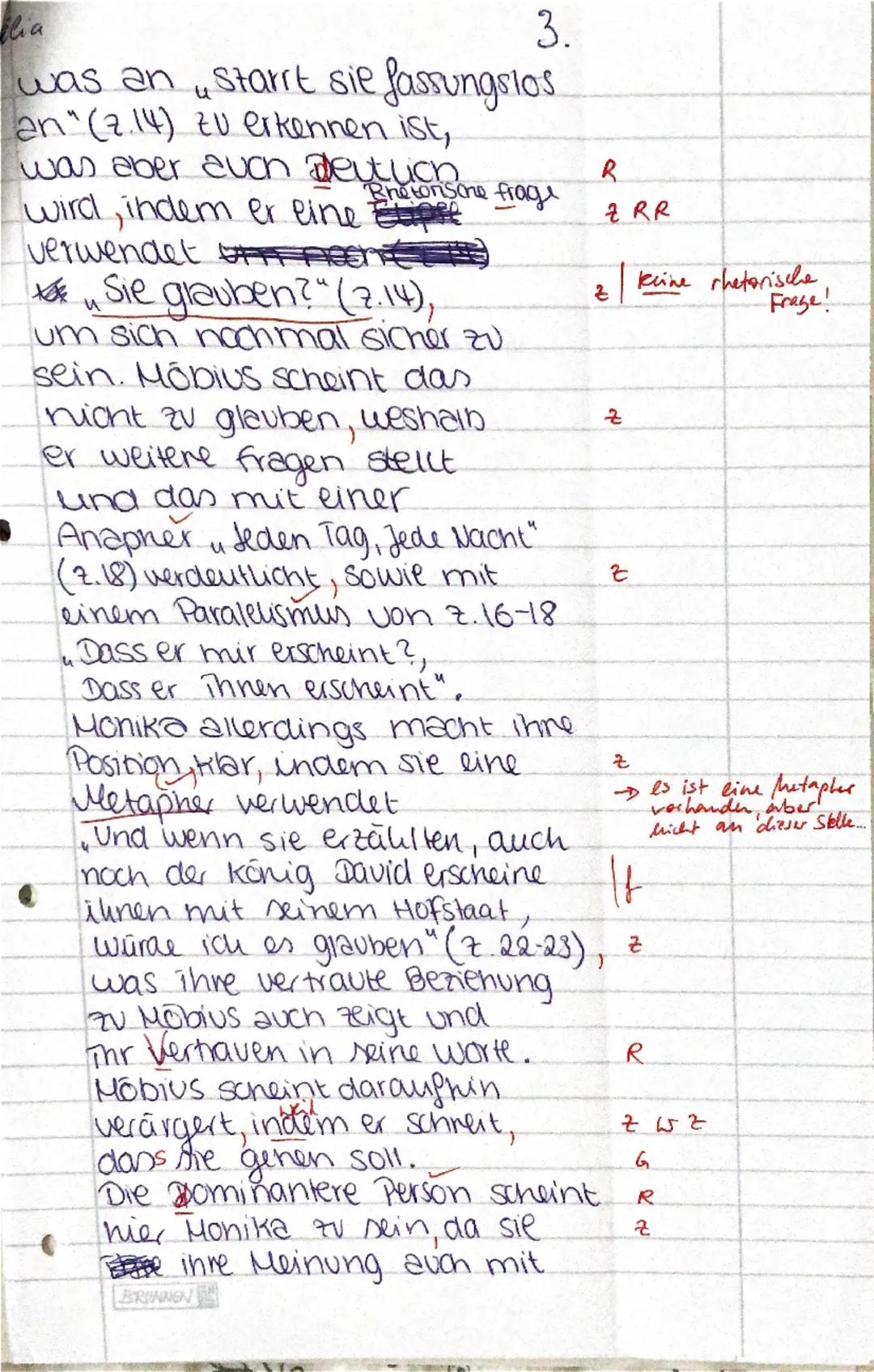 Name:
Nélia
13.03.2025
3. Klausur Deutsch (EF): Dramenanalyse „Die Physiker"
Grundkurs, Abitur 2027
Interpretation eines literarischen Texte