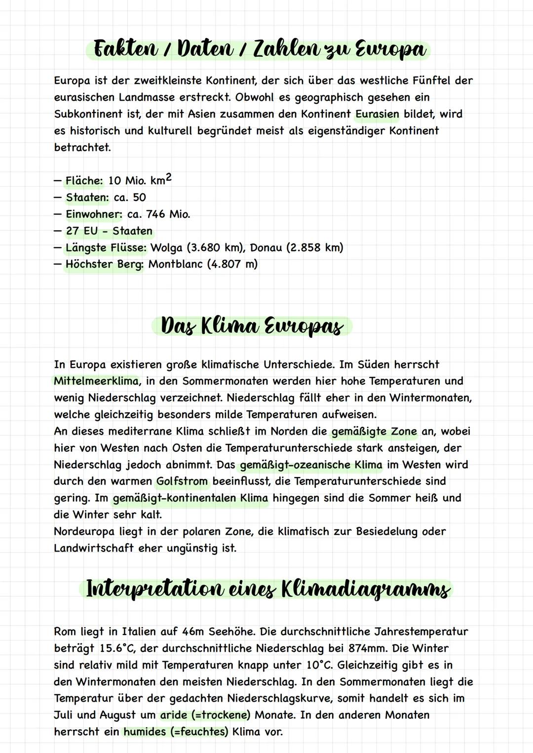 Landschaftstypen Europas
Aufgabe S. 12
• In Tief- und Flachländern sind wirtschaftliche Voraussetzungen günstiger /
besser
- dicht besiedelt