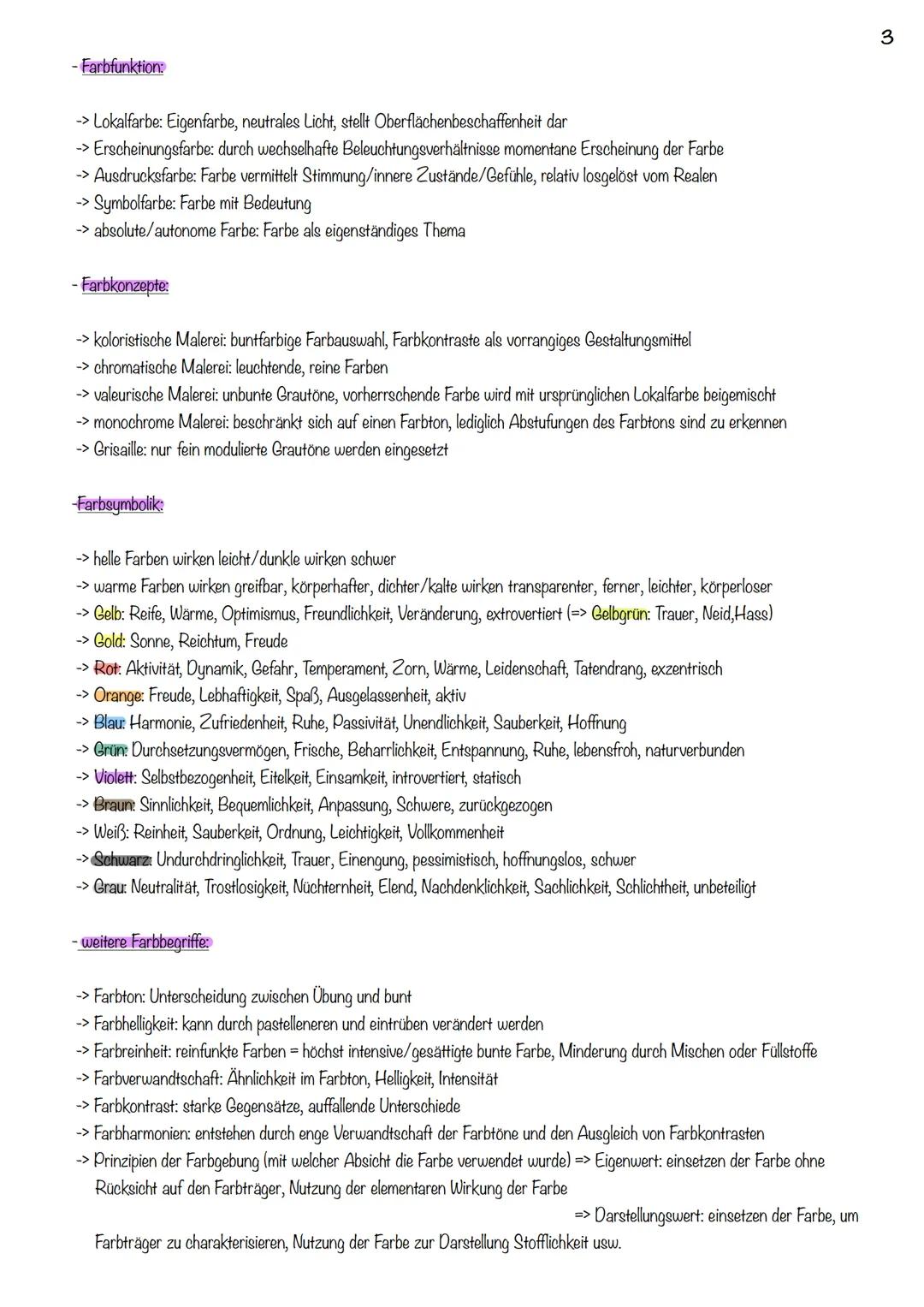 # Kunstarbeit
1. Erster Eindruck:
- unterschiedliche Adjektive samt Begründung (mithilfe des Motivs der Farbgebung & Komposition)
- Beisp