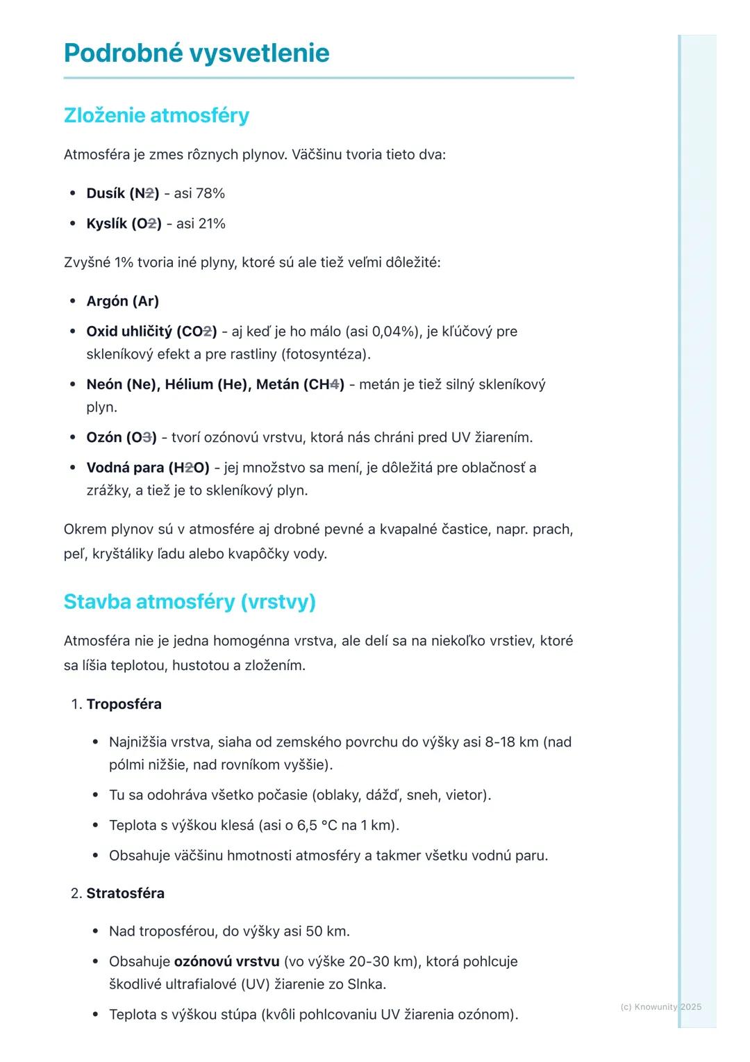 # Atmosféra a podnebie
## Prehľad atmosféry a podnebia
Atmosféra je vlastne taký plynný obal, ktorý obklopuje našu Zem. Je to super
dôleži