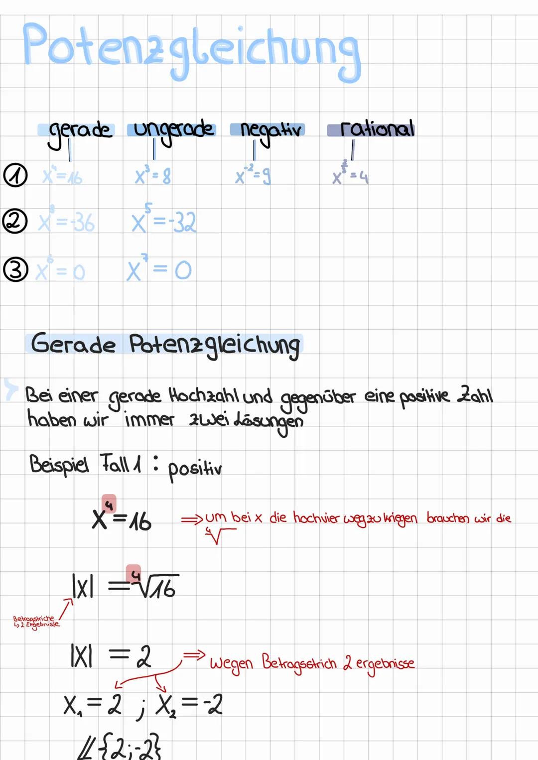 # Negative Hochzahl
Die negative Hochzahl muss umgeschrieben werden
$x^{-3} = \frac{1}{x^3}$
wird positiv
$x^{-2}= 9$
als Bruch
$\frac