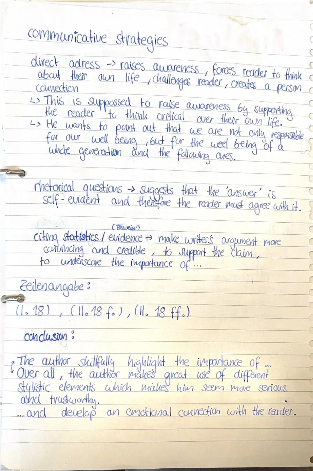# Analysis
Introduction:
In the article, the author makes use of various stylistic elements in order to convince the reader that (immediat
