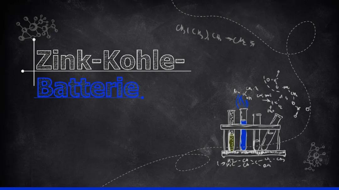 Zink Kohle Batterie