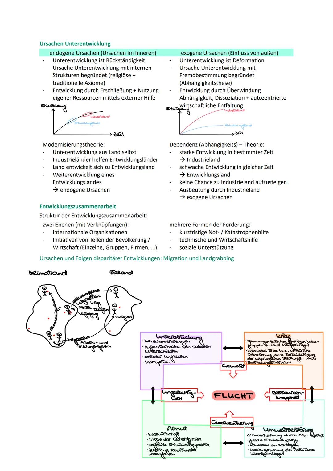 # GEOGRAPHIE III
DISPARITÄRE ENTWICKLUNGEN
Disparität: der Begriff bezeichnet die Unausgeglichenheit der Lebensbedingungen und
Entwicklung