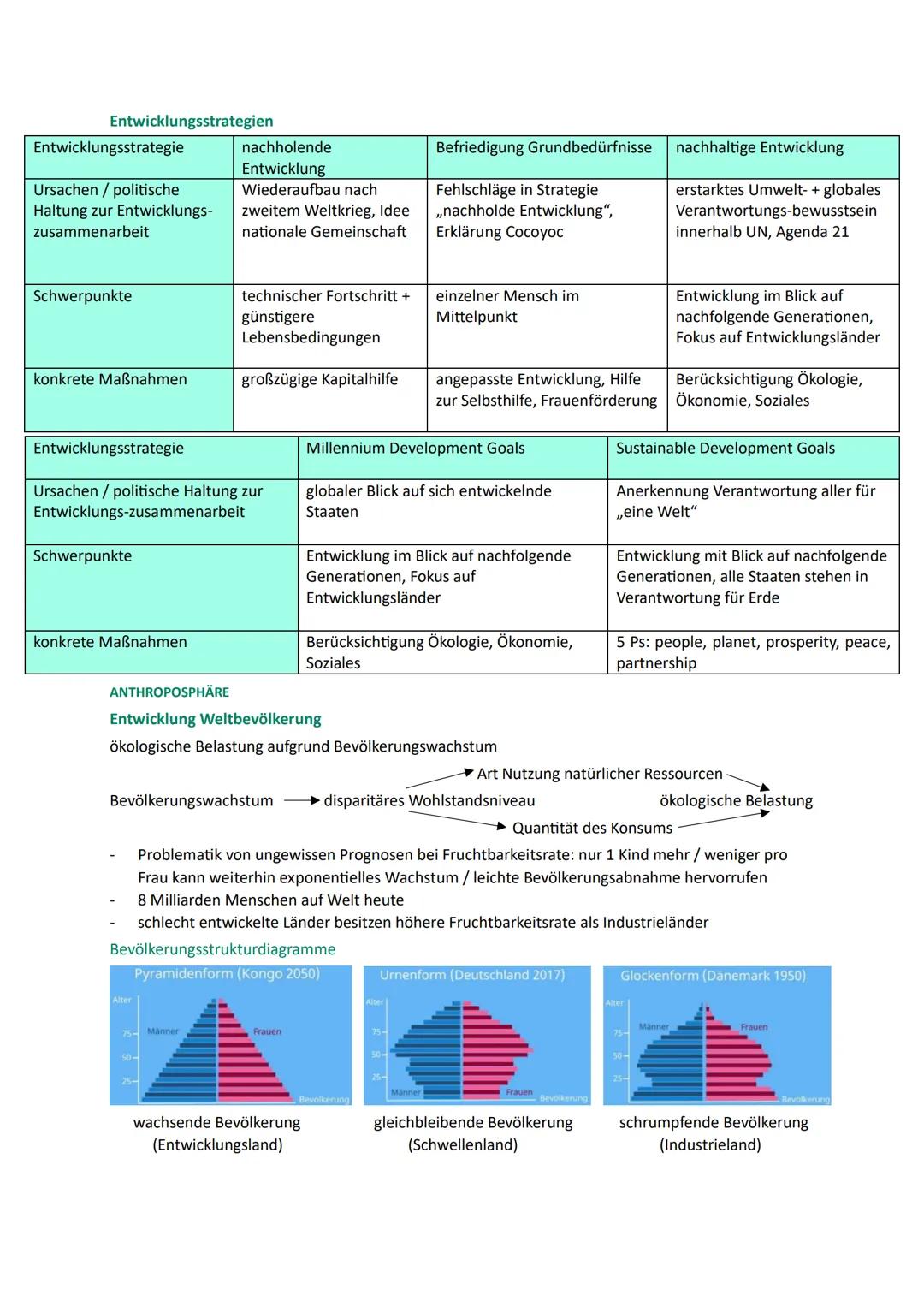 # GEOGRAPHIE III
DISPARITÄRE ENTWICKLUNGEN
Disparität: der Begriff bezeichnet die Unausgeglichenheit der Lebensbedingungen und
Entwicklung