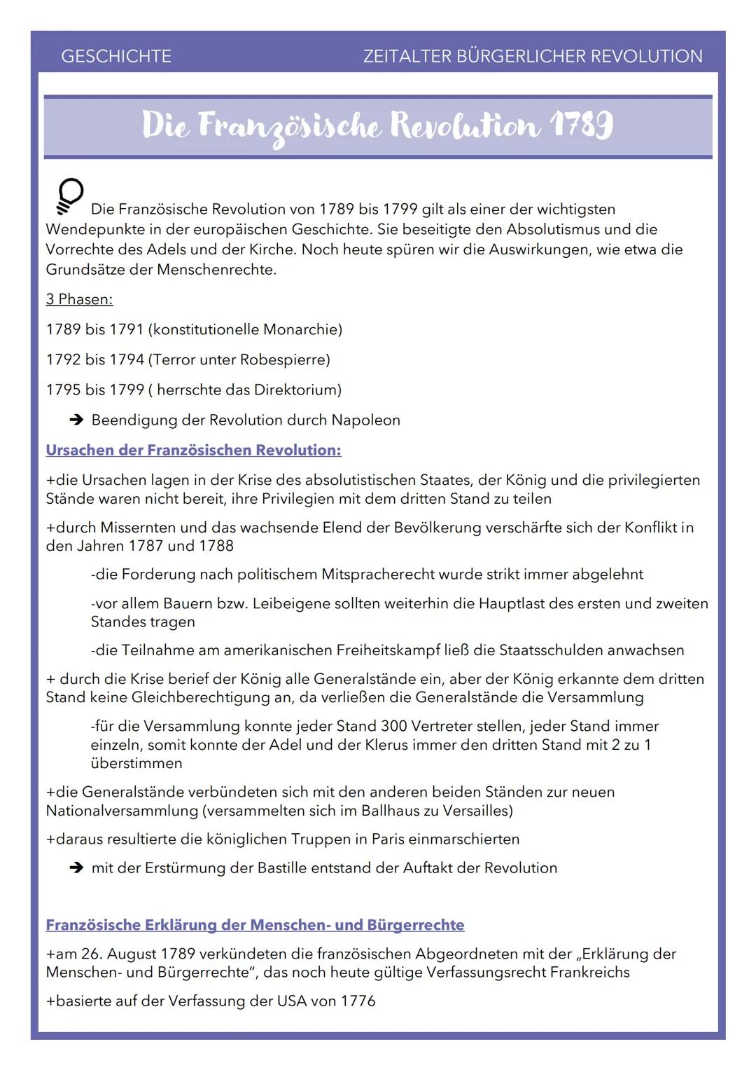 Die Französische Revolution