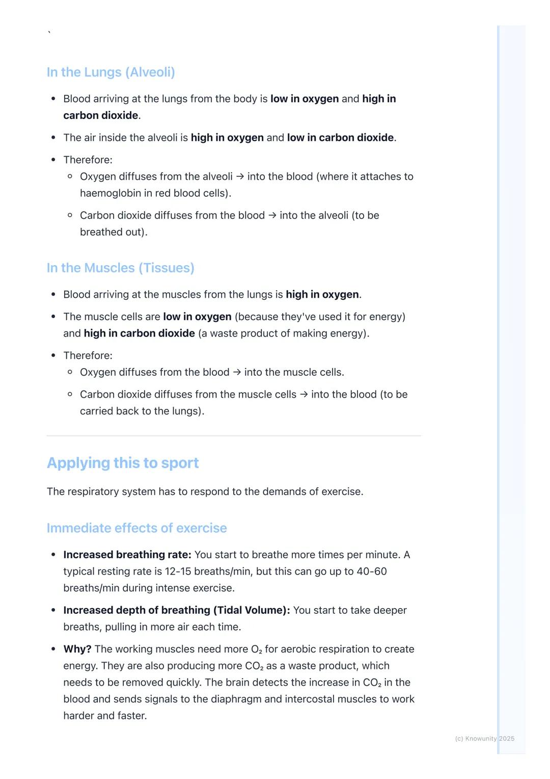 # Respiratory System
An introduction to the respiratory system
The main job of the respiratory system is to get oxygen (O2) from the air i