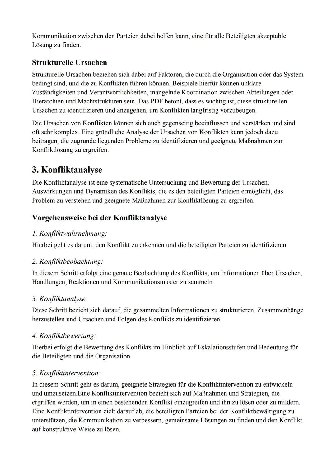 Inhaltsverzeichnis
Konfliktmanagement....
1. Einführung ins Konfliktmanagement.
Definition von Konflikt.....
Konfliktmanagement
Aspekte des