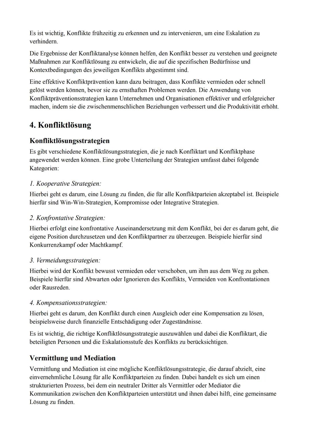 Inhaltsverzeichnis
Konfliktmanagement....
1. Einführung ins Konfliktmanagement.
Definition von Konflikt.....
Konfliktmanagement
Aspekte des