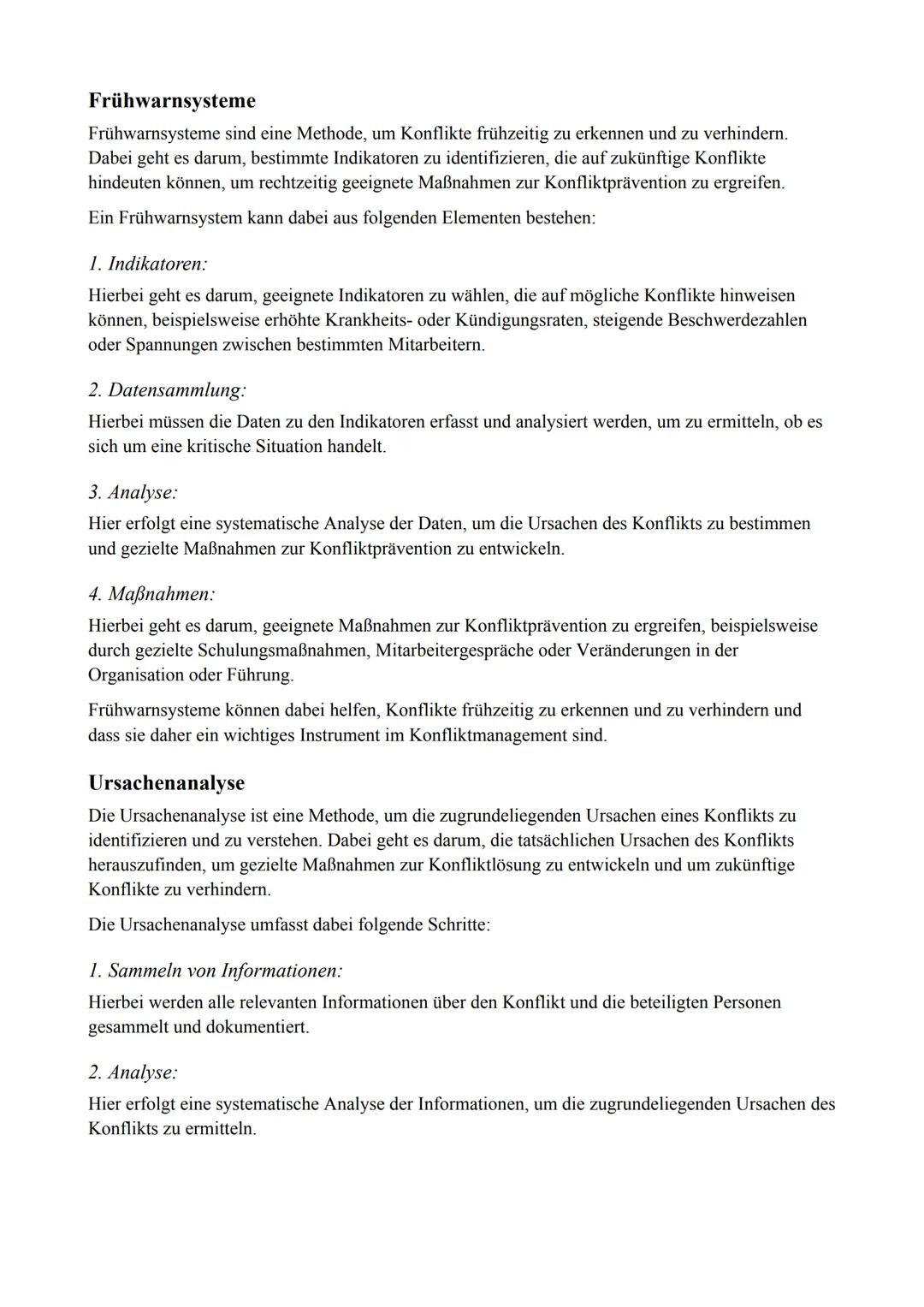 Inhaltsverzeichnis
Konfliktmanagement....
1. Einführung ins Konfliktmanagement.
Definition von Konflikt.....
Konfliktmanagement
Aspekte des