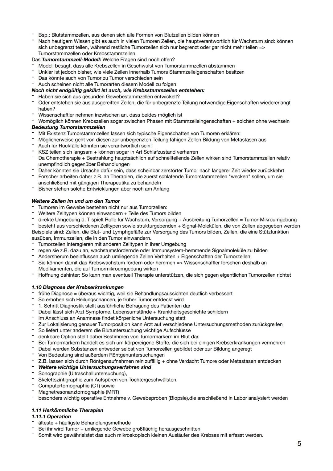Bio Vortrag Notizen
Einleitung:
- gehört zu häufigsten Todesursachen in Industrieländern
- Neben Umwelteinflüssen wie UV-Strahlung + schädli
