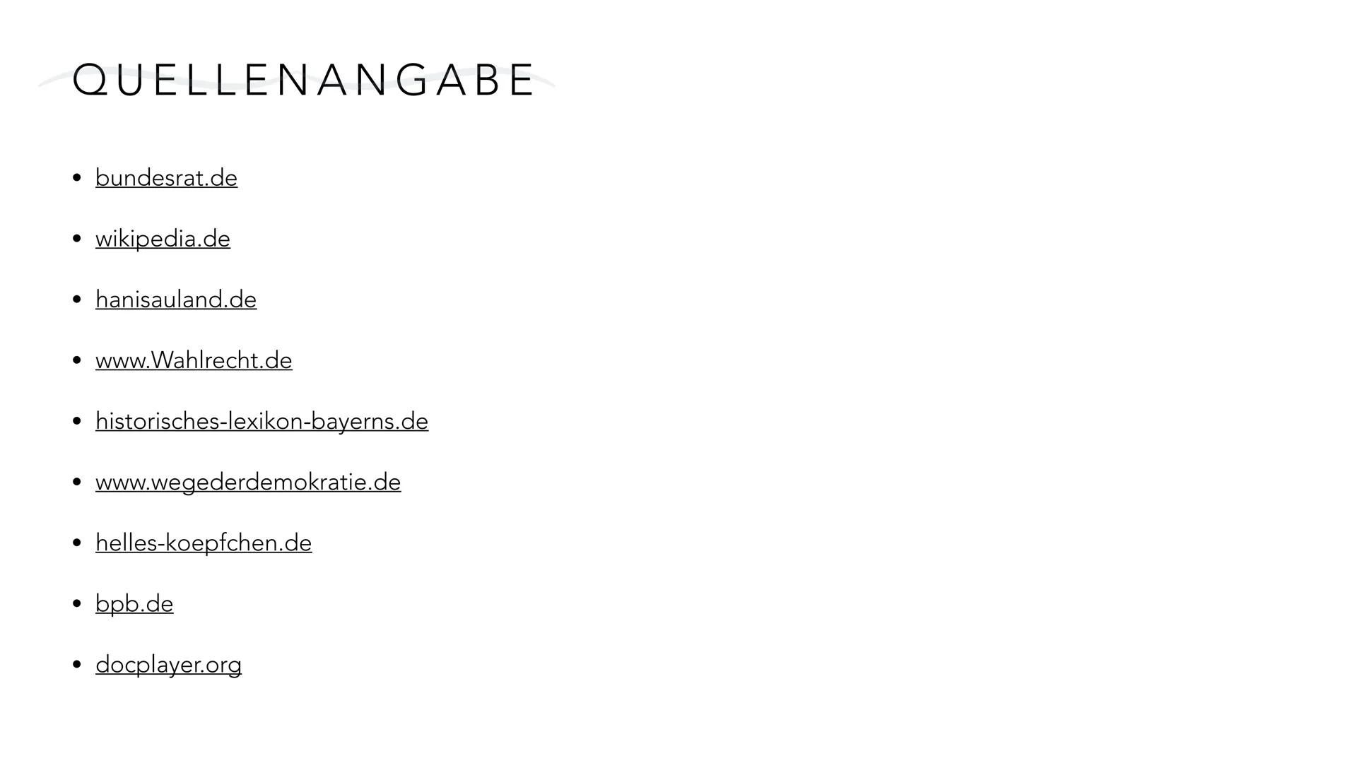 BUNDESR
LIDER BUNDESRAT
T
BUNDESRAT • 1. Was ist der Bundesrat?
• 2. Lage und Geschichte des Bundesrates
• 3. Aufgaben des Bundesrates
• 4.
