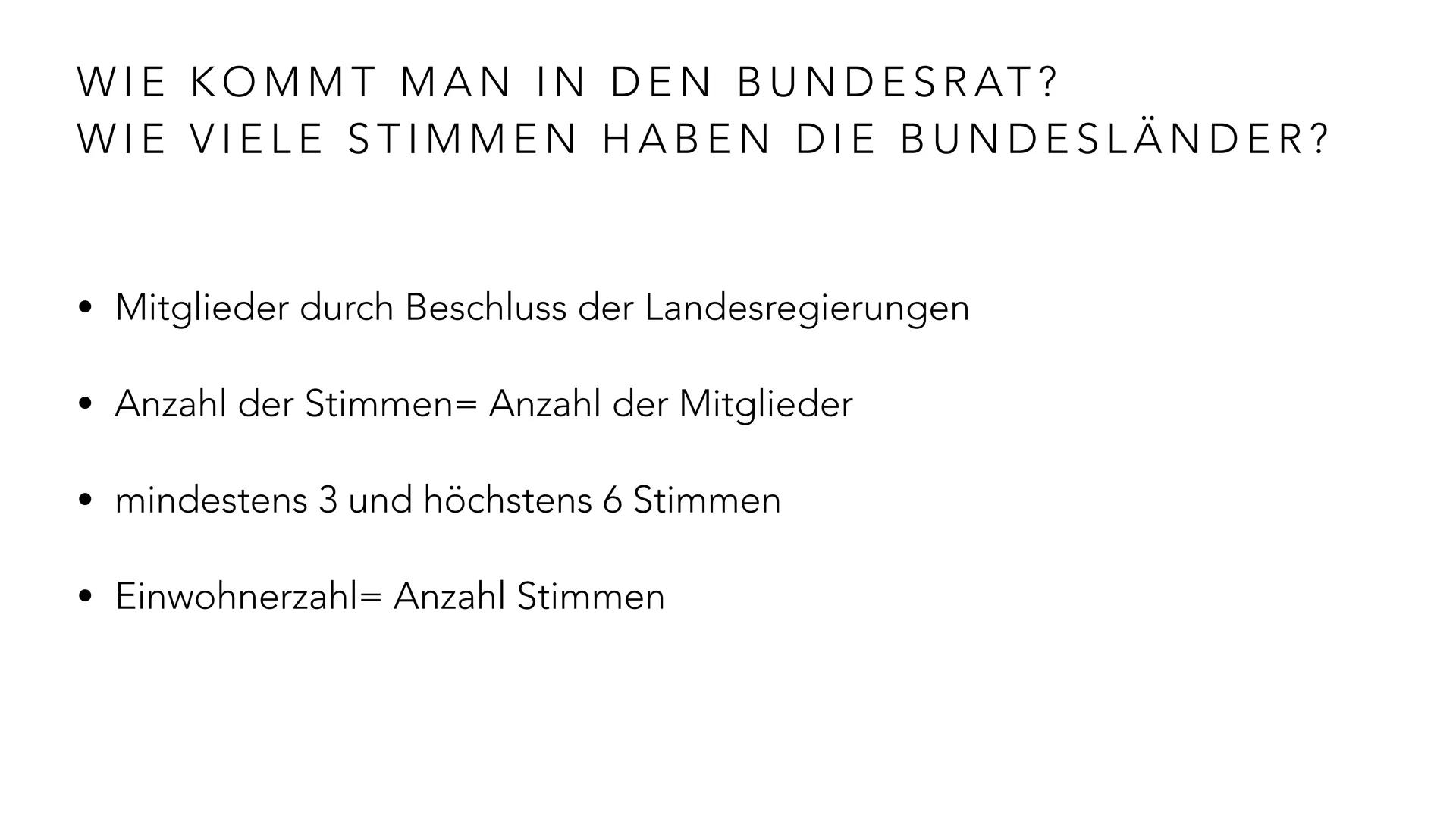 BUNDESR
LIDER BUNDESRAT
T
BUNDESRAT • 1. Was ist der Bundesrat?
• 2. Lage und Geschichte des Bundesrates
• 3. Aufgaben des Bundesrates
• 4.