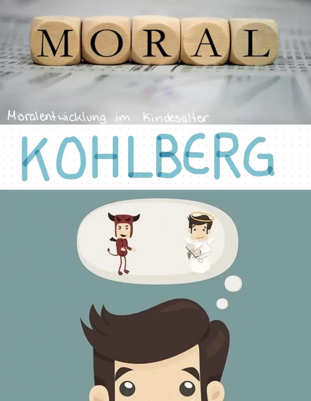 Kohlberg – Moralentwicklung im Kindesalter