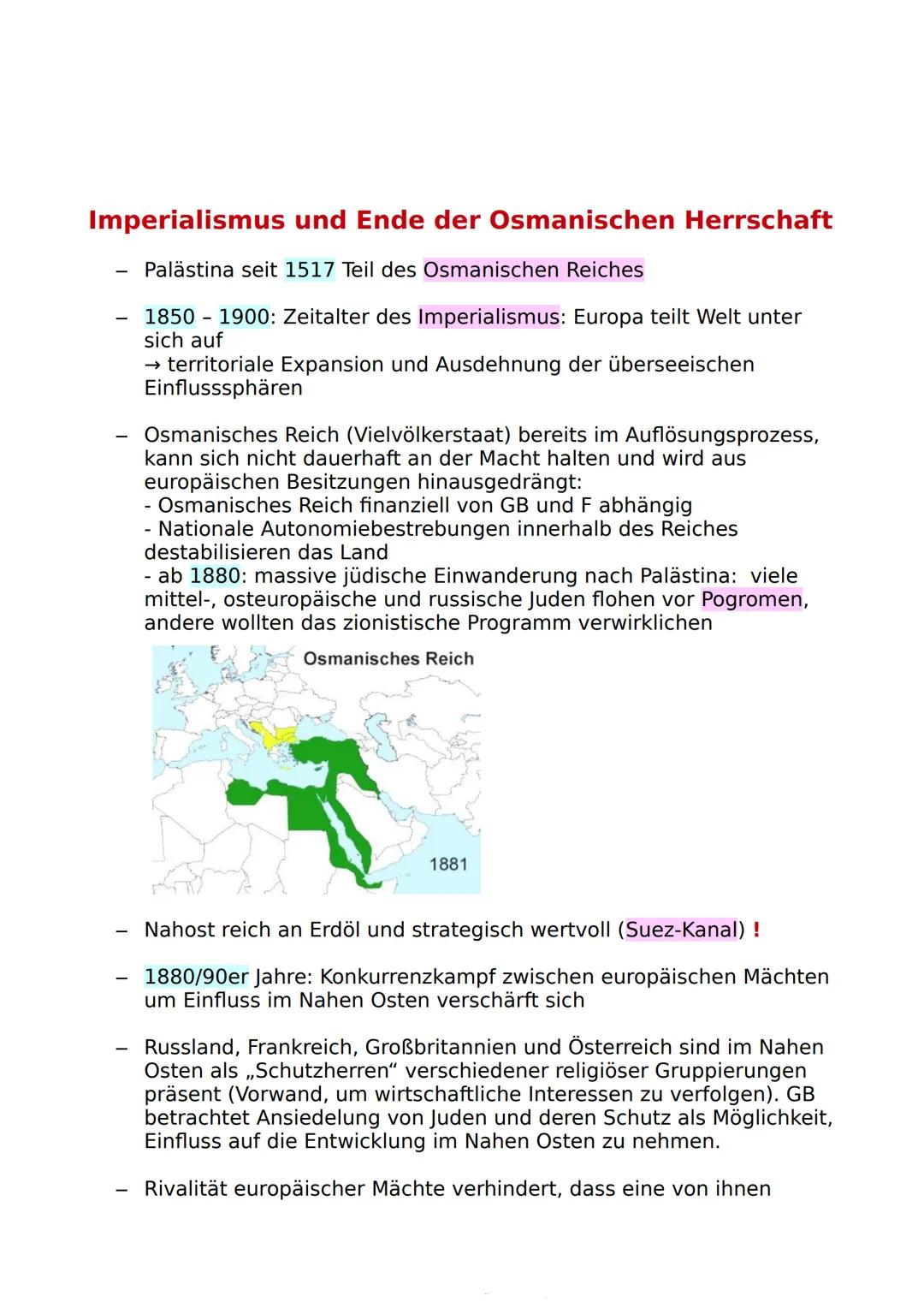4.3 um 1900: imperialistische
Staatenkonkurrenz und nationale Bewegungen
im Nahen Osten
Zionistische Bewegung
1789: Französische Revolution