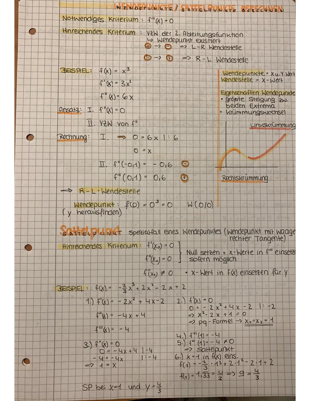 ableitungsregeen
Konstante: f(x) = c f(x) = 10 f'(x) = 0
"Nur" X : f(x)=x fix) = 1
not
Potenzregel: fox) = x^
f(x) = n ·x"²" f(x) = x¹0 fix)