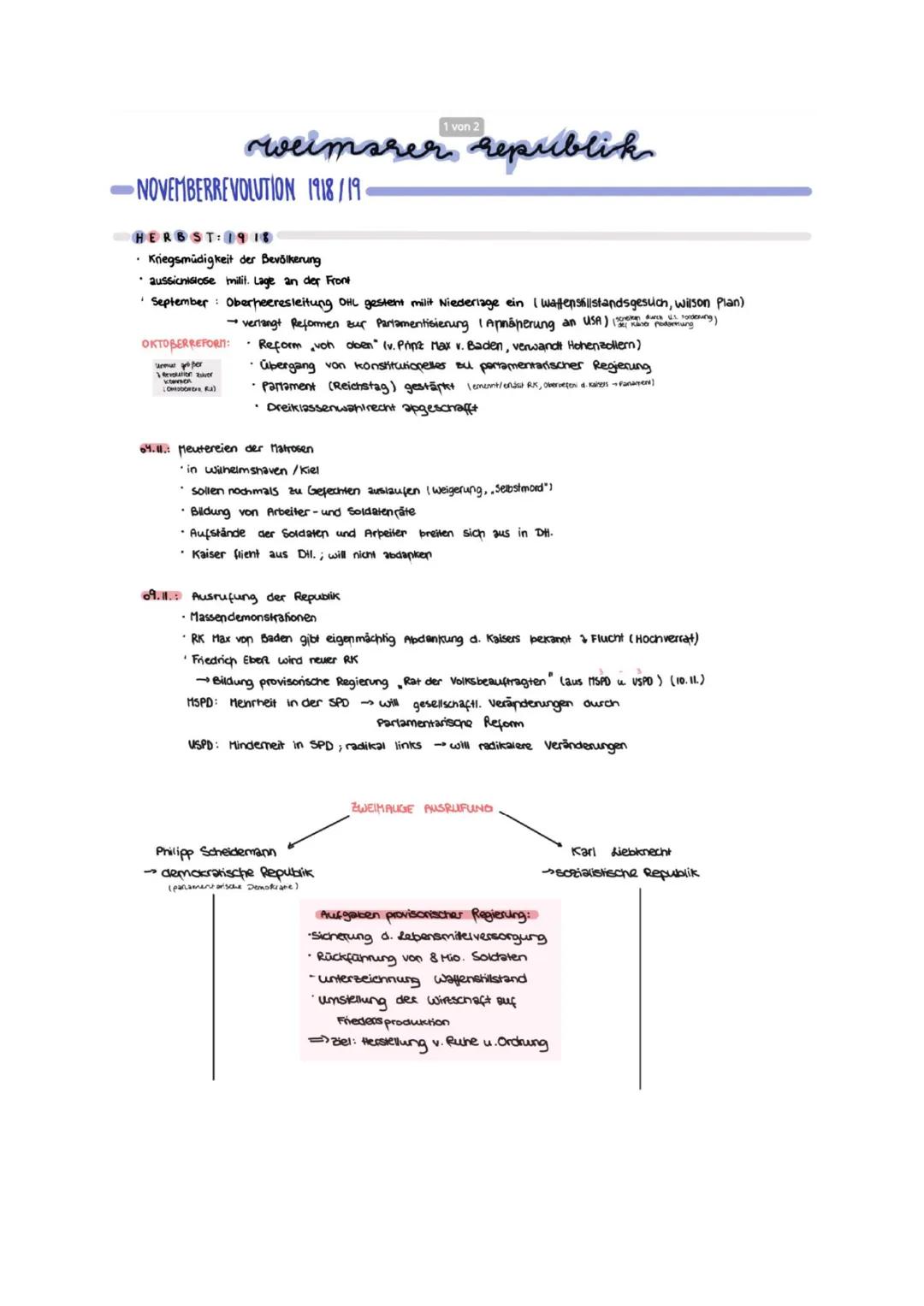 Lernzettel ausführlich für die 1 (hoffentlich)
Vorgeschichte des Versailler Vertrag:
Der Französische Marschall Verdino fonds sagte über den