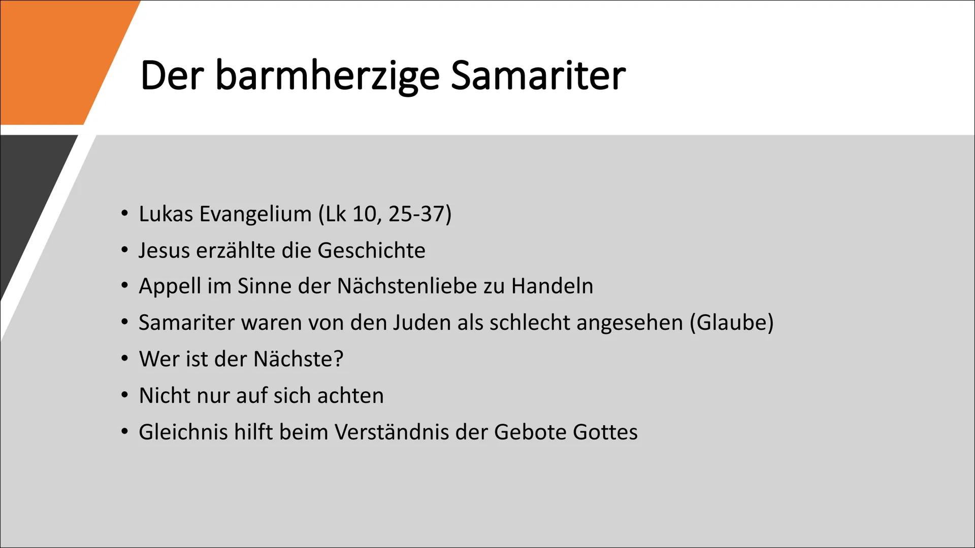Christliche Ethik
Präsentation von Jill, ..... # Christliche Ethik
Handout von Jill, ....
## Gleichnis: Der barmherzige Samariter
- Bildl