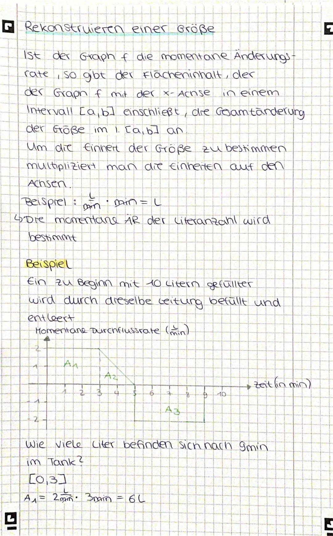 Rekonstruieren einer Größe