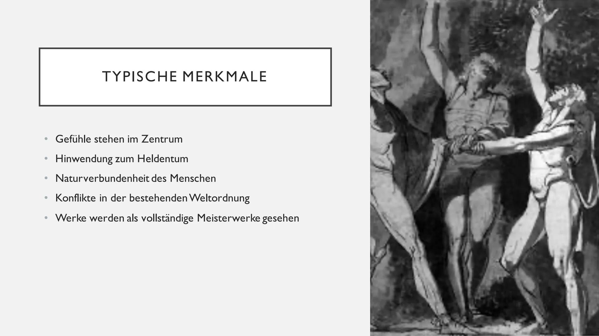 # STURM UND DRANG
(1765-1785)
Von Finja und Thyra INHALTSVERZEICHNIS
* Historischer Hintergrund
* Typische Merkmale des Sturm und Dra