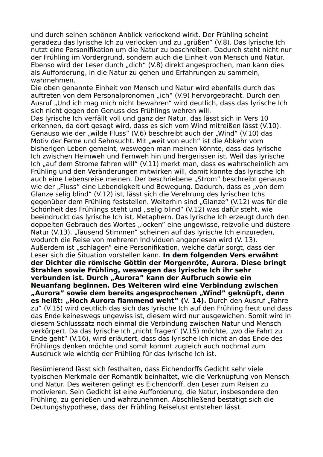 Leistungsaufgabe Deutsch - Analyse „Frische Fahrt"
29.04.2021
Das Naturgedicht ,,Frische Fahrt" welches im Jahre 1815 von Joseph von
Eichend