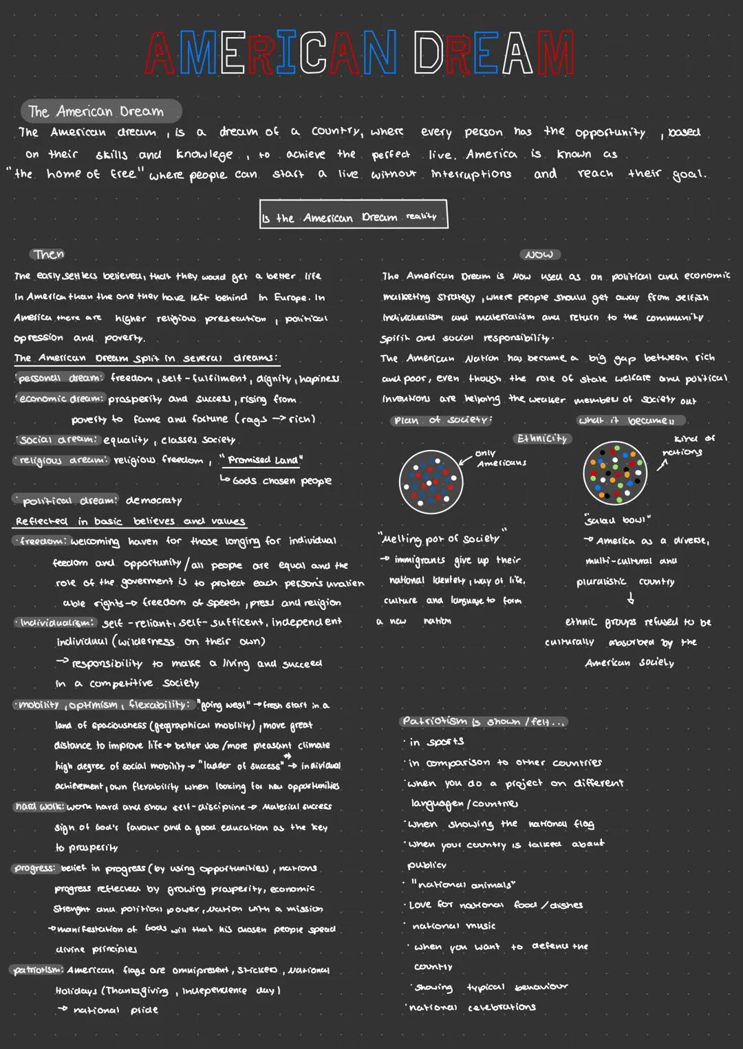 # AMERICAN DREAM
The American Dream
The American dream, is a dream of a country, where every person has the opportunity, based
on their ski