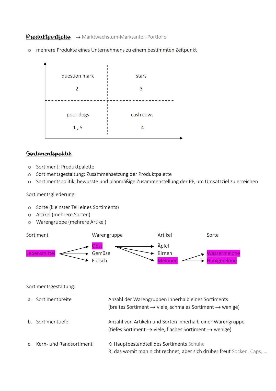 > Marketing <
= Vermarktung
to market = Handel treiben; market = Markt
Aufgaben
1. Situationsanalyse → Marktforschung
2. Planung Marketi