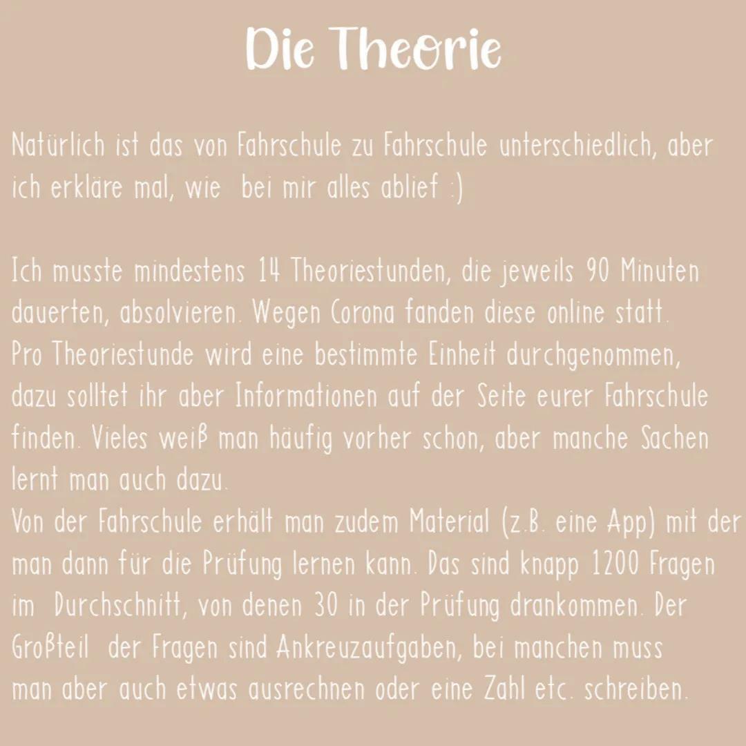Führerschein
TEIL 1 Die Theorie
Natürlich ist das von Fahrschule zu Fahrschule unterschiedlich, aber
ich erkläre mal, wie bei mir alles abli