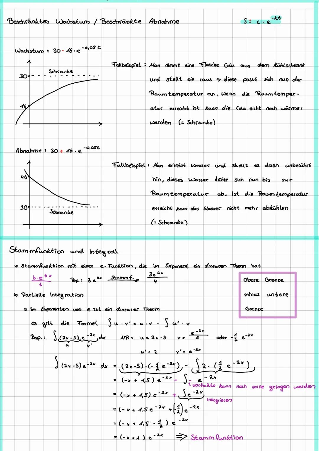 Lemzettel
Themen
Gober Thema: e-Funktion
.
.
Ableitung
LK Q2 erste Klausur
Kuruendiskussion.
•Tangente
(011)
.
(416)
●
●
Allgemeines zur e-F